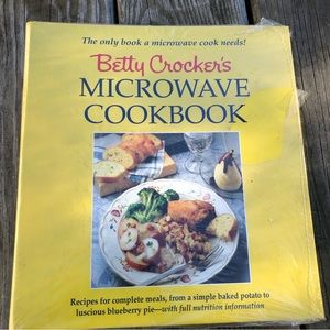 Vintage BETTY CROCKER's Microwave Cookbook / In original plastic wrapping